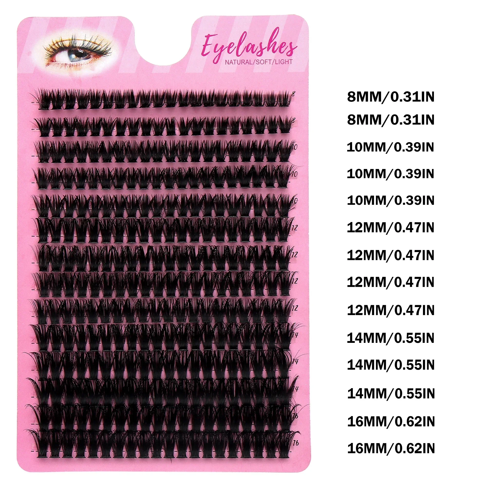 رموش روسية كثيفة بتصميم D، رمو - مراجعة Eyelash Extension Russian وسعره