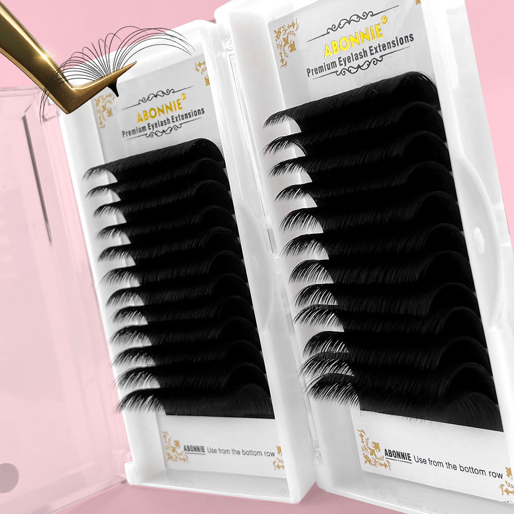 Abonnie 0.03-0.10 مللي متر رمو - مراجعة Eyelash Extension Human Hair وسعره